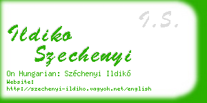 ildiko szechenyi business card
